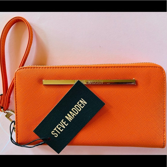 Steve Madden Handbags - New Steven Madden orange 🍊 wallet